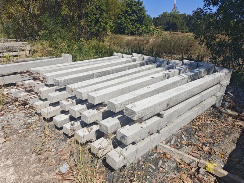 ซื้อ เสาปูนสำเร็จ หน้า 5" (ราคา/เมตร) อุบลราชธานี